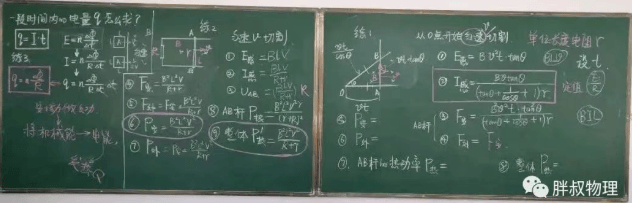 【物理板書】欣賞中學物理教師優秀板書