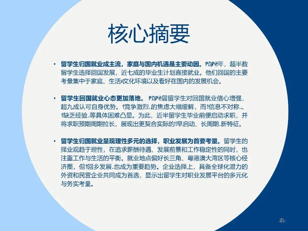 2025中國留學生歸國求職洞察