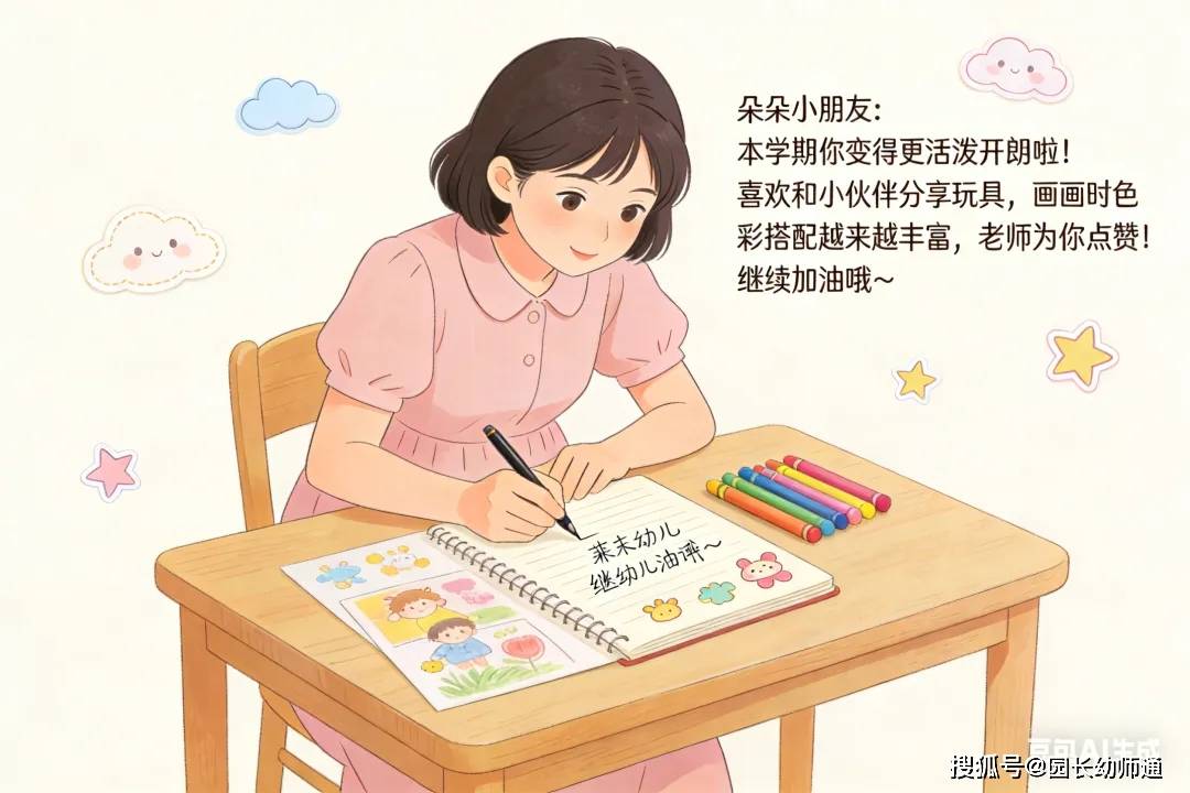 幼兒園馬年新年幼兒期末評語，幼師收藏！