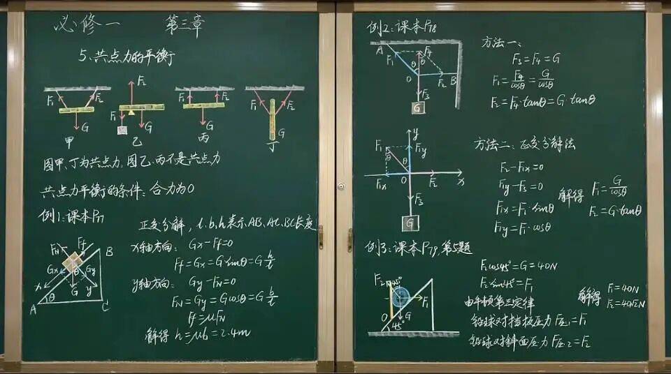 【物理板書】中學物理教師精美板書