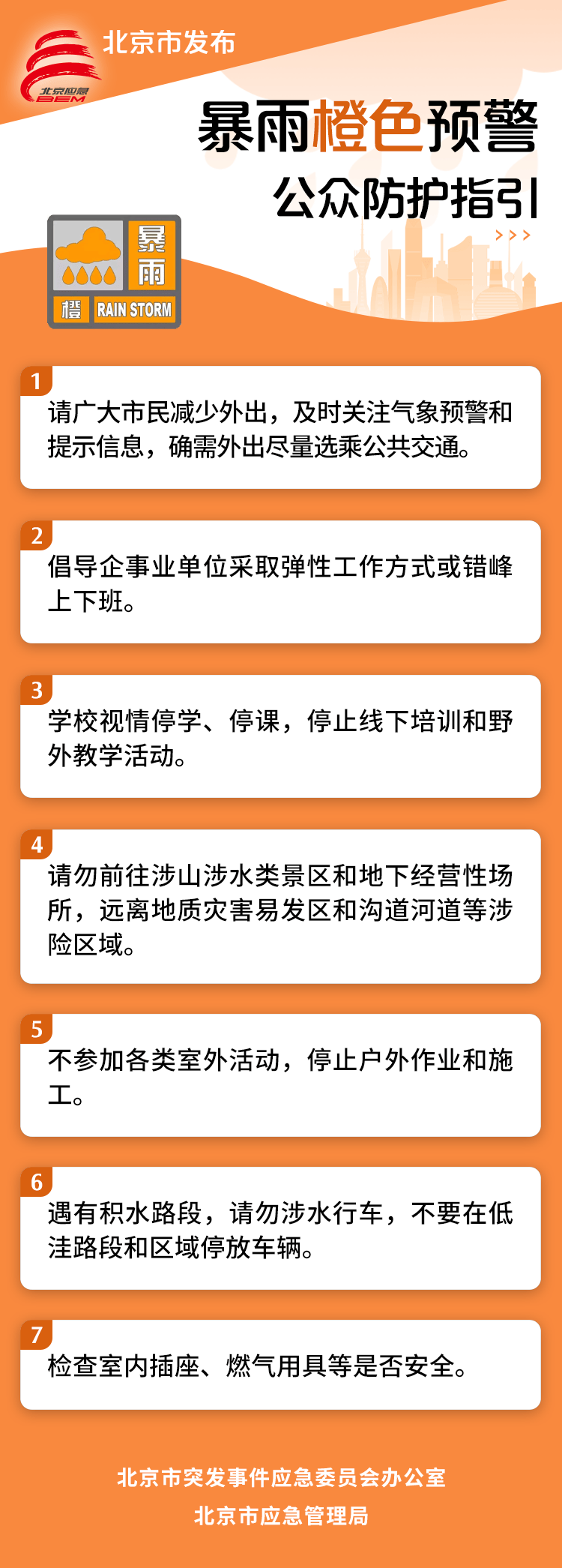 建議收藏！暴雨預警防護要點速覽→